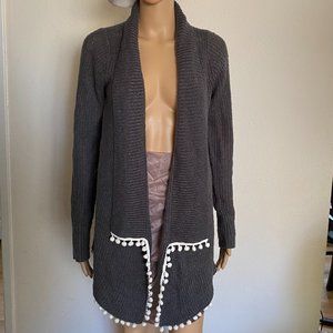 MODCLOTH Grey Sweater Cardigan Size XS